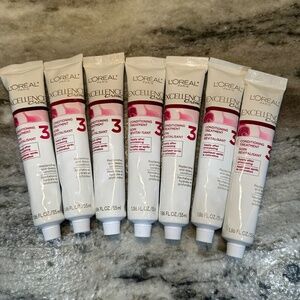 Lot of 7 L’Oreal Excellence Creme #3 After Color Conditioning Treatment 1.86 Oz